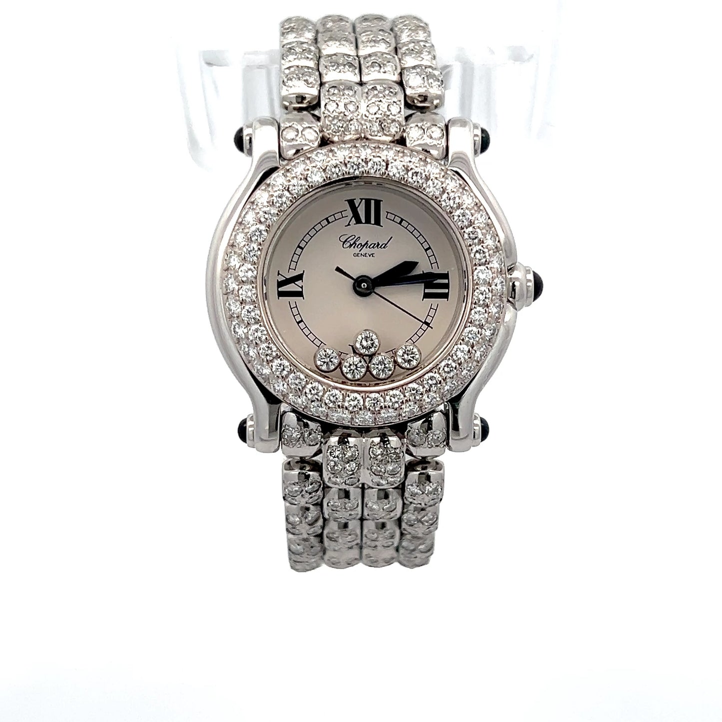 Womens Chopard Happy Sport Diamond Watch