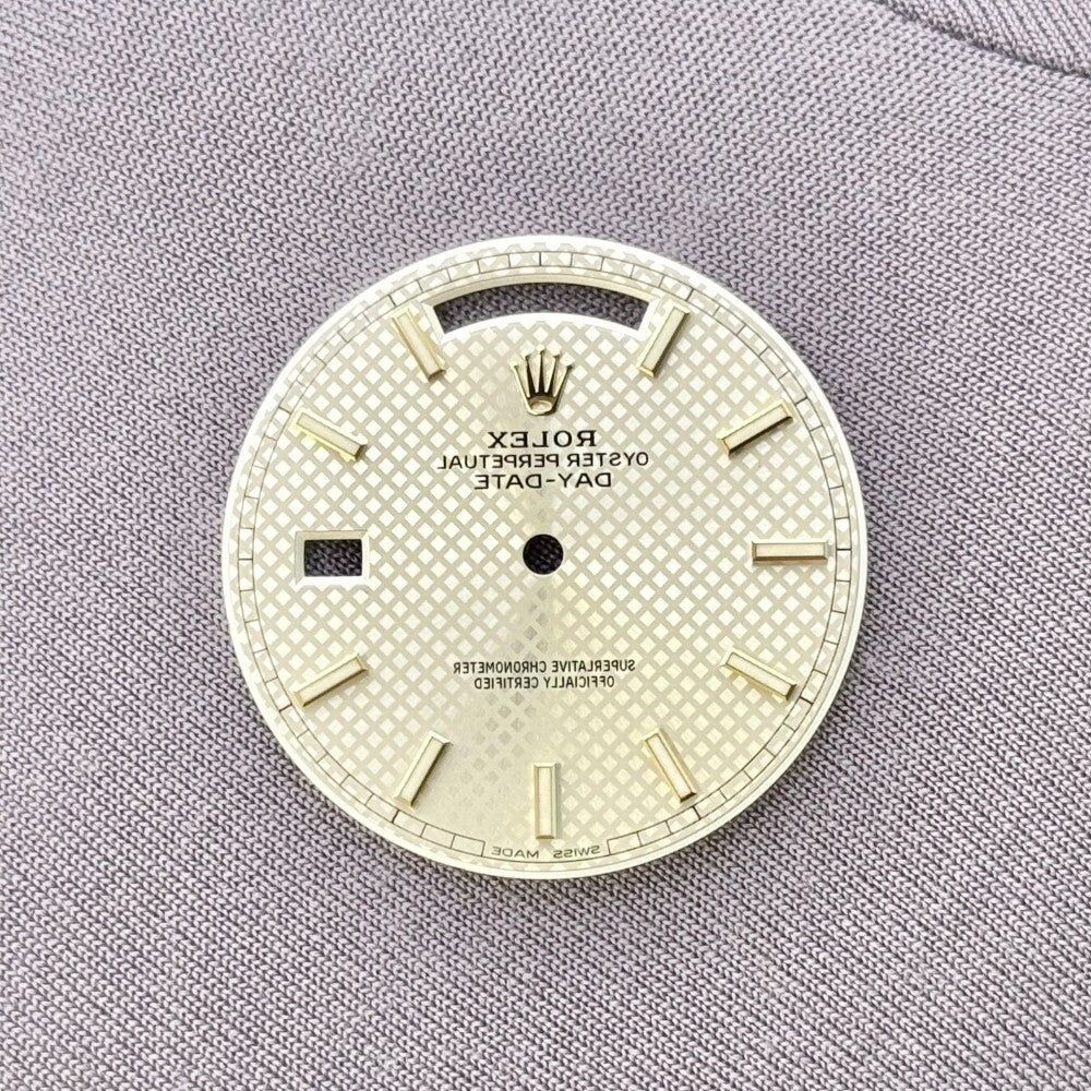 Rolex Day-Date 40Mm Silver Index Dial Yellow Gold