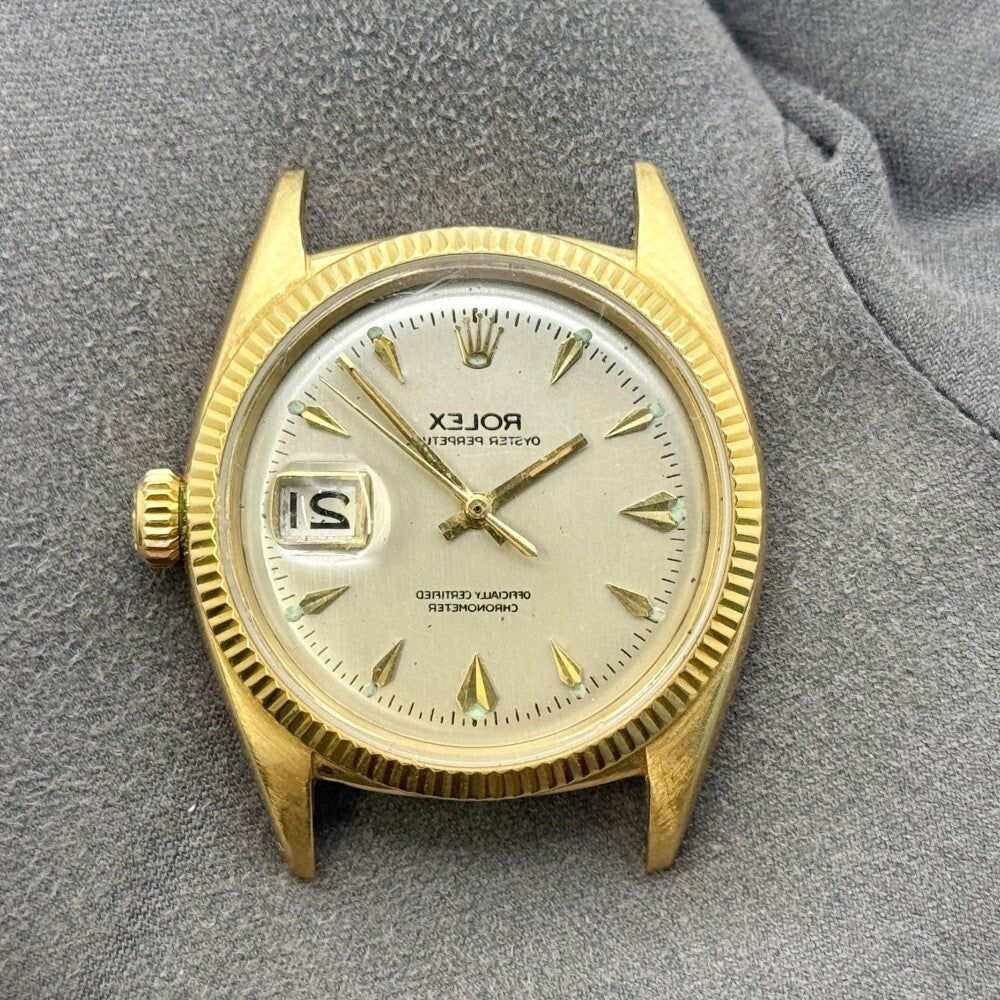 Rolex Oyster Perpetual 36Mm 6605 Yellow Gold