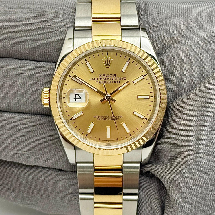 Rolex Datejust 36Mm 126233 Steel And Yellow Gold