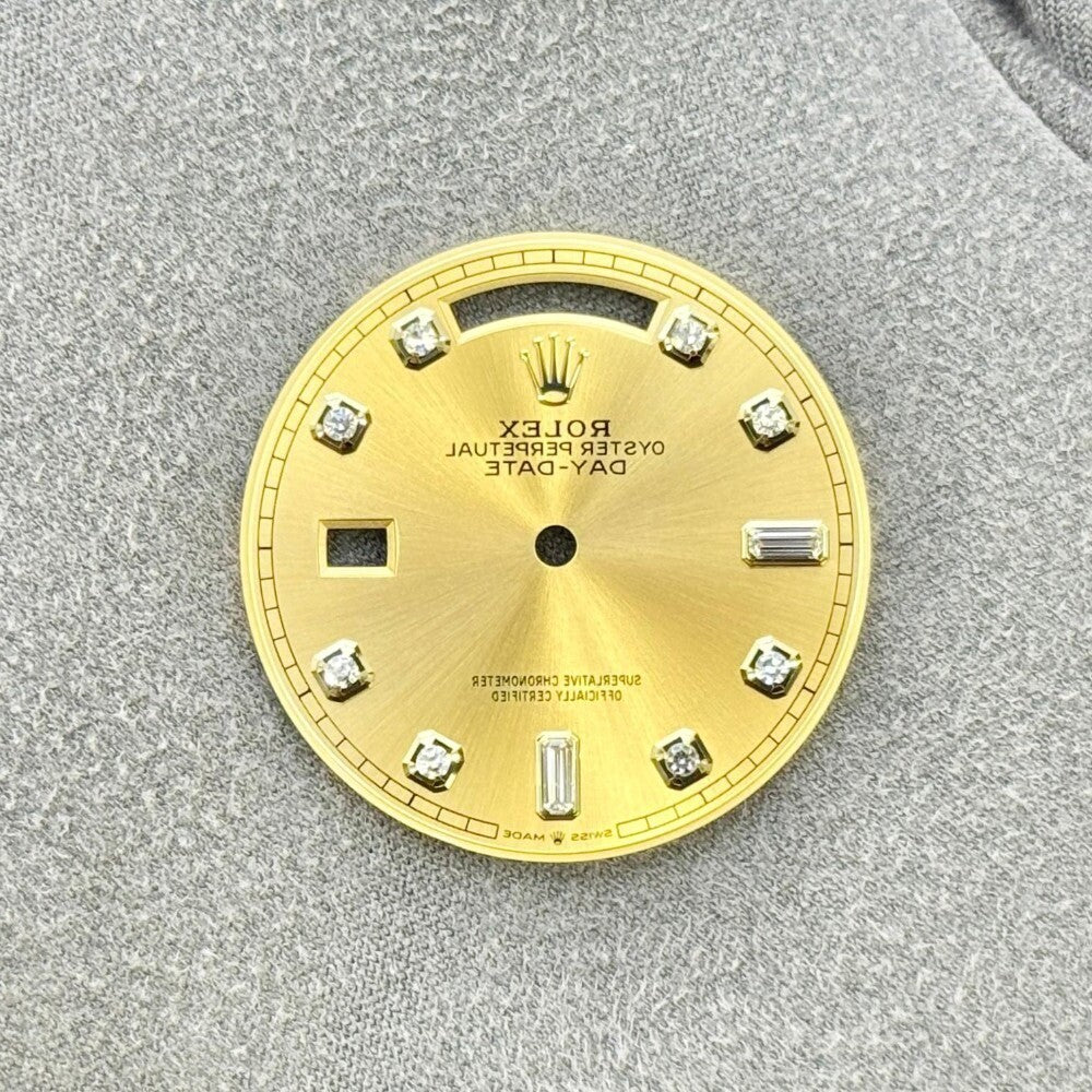 Rolex Day-Date Champagne Diamond Dial 36Mm Yellow Gold