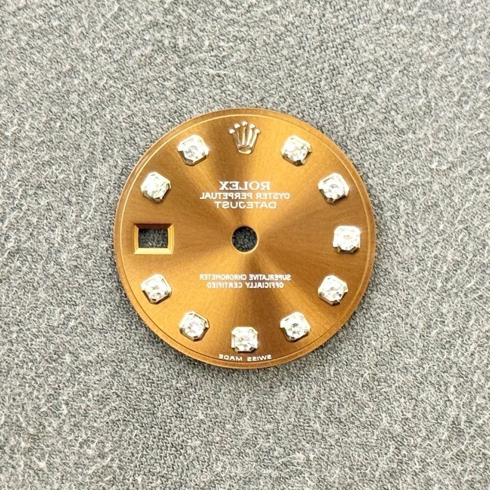 Rolex Datejust Bronze Diamond Dial 26Mm White Gold