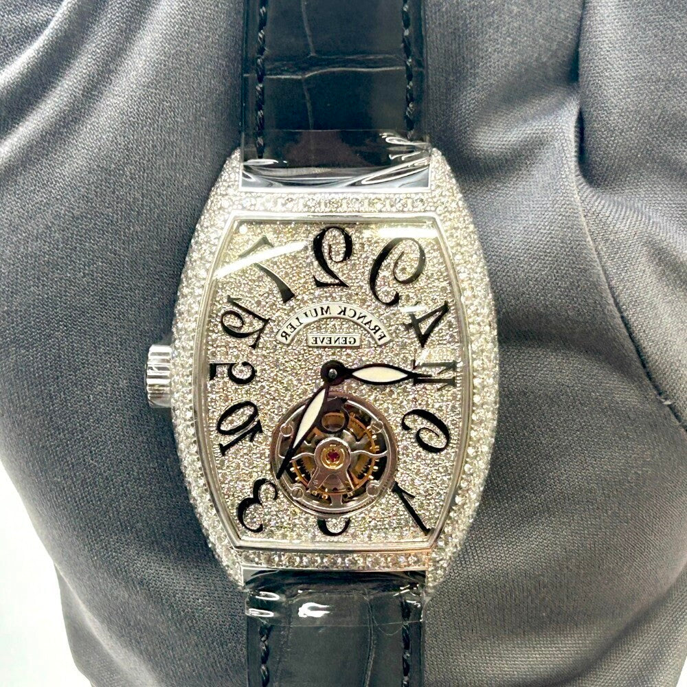 Franck Muller Cintree Curvex Crazy Hours Tourbillon 7880 T Ch D6 Cd White Gold