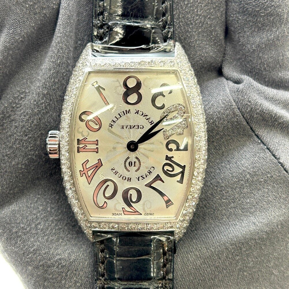 Franck Muller Cintree Curvex Crazy Hours 10Th Anniversary 7880 Ch Rel D 10D White Gold