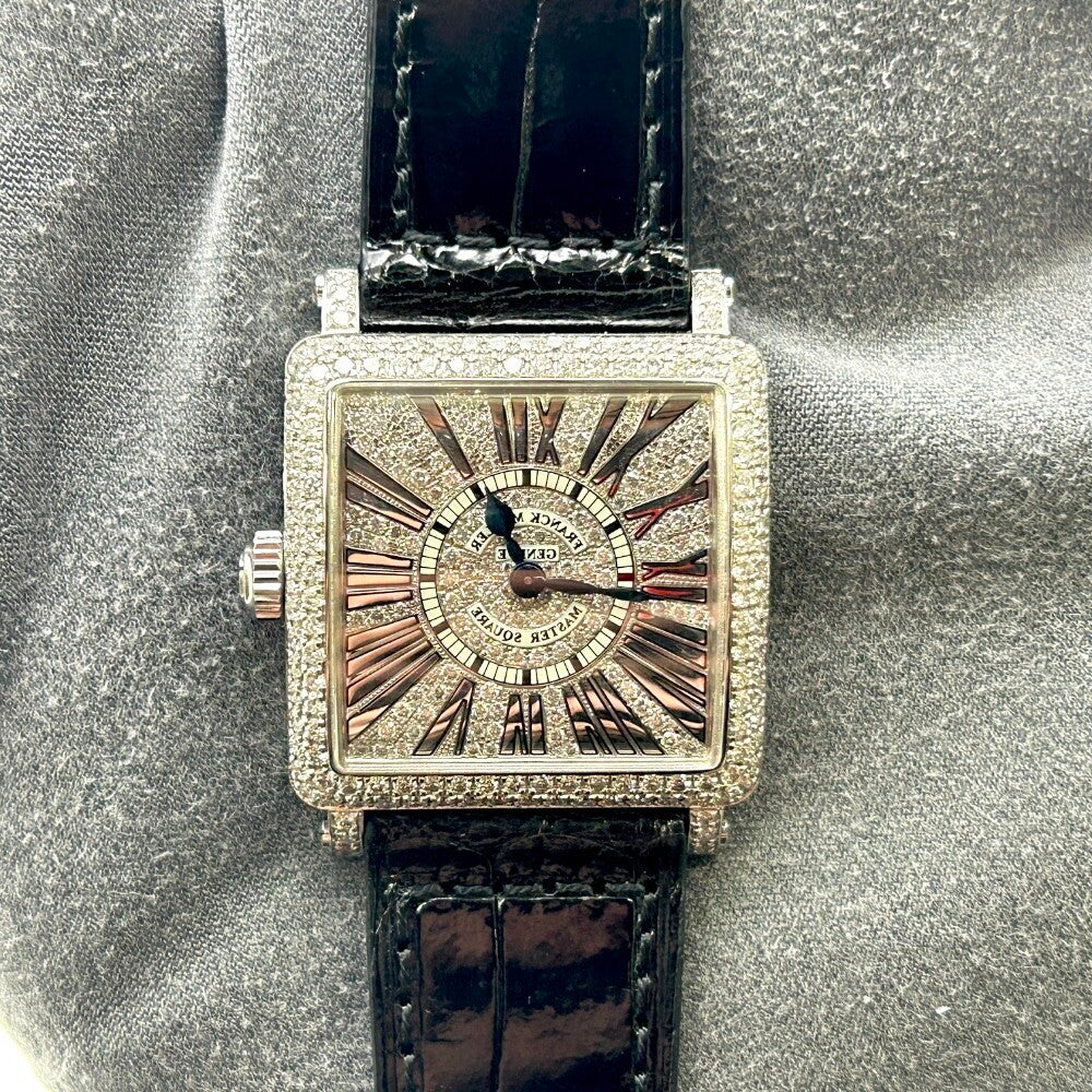 Franck Muller Master Square 6002 S Qz D Cd White Gold