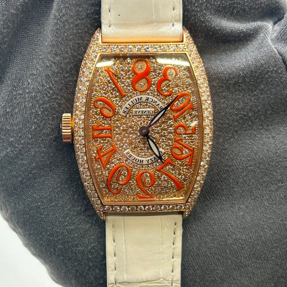 Franck Muller Cintree Curvex Crazy Hours 5850 Ch D Cd Rose Gold
