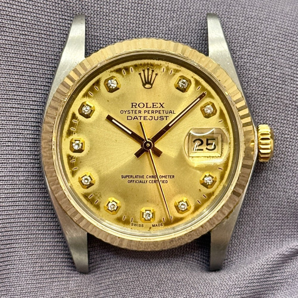Rolex Datejust 36Mm 16013 Steel And Yellow Gold
