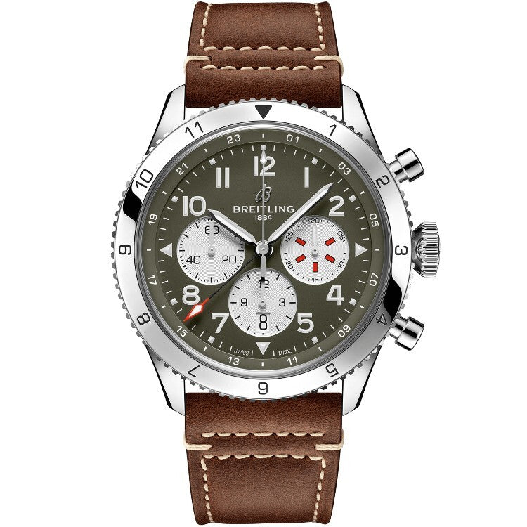 Breitling Super Avi B04 Chronograph Gmt 46 Curtiss Warhawk Ab04452A1L1X1
