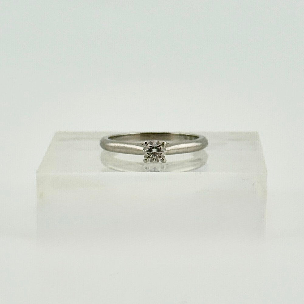 Cartier Solitaire Diamond Ring Platinum