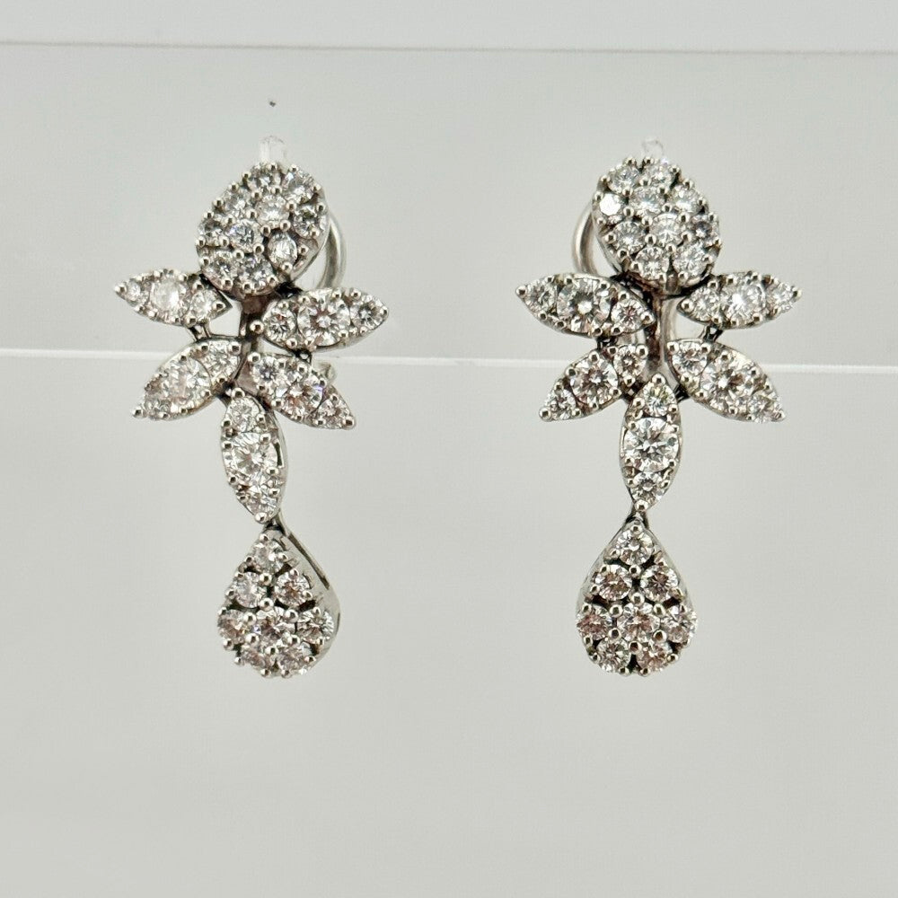 Miscellaneous Diamond Earrings White Gold