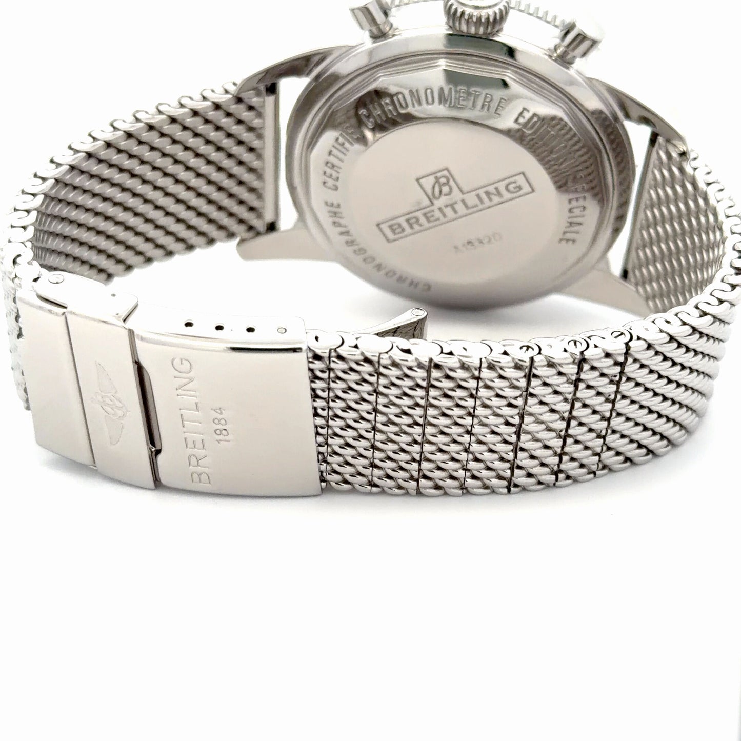 Mens Breitling SuperOcean Heritage Chrono Steel Display Model Watch With Full Warranty