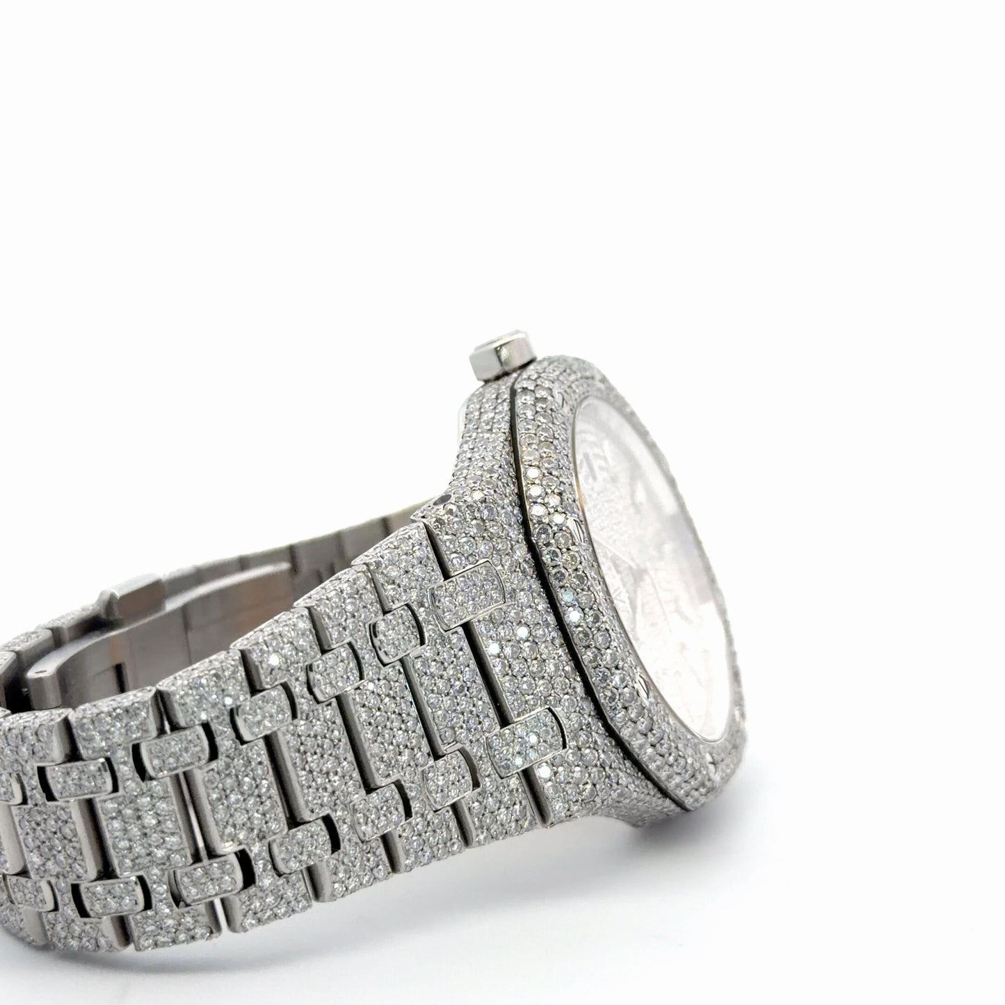 Mens Audemars Piguet Royal Oak Steel Diamond Watch
