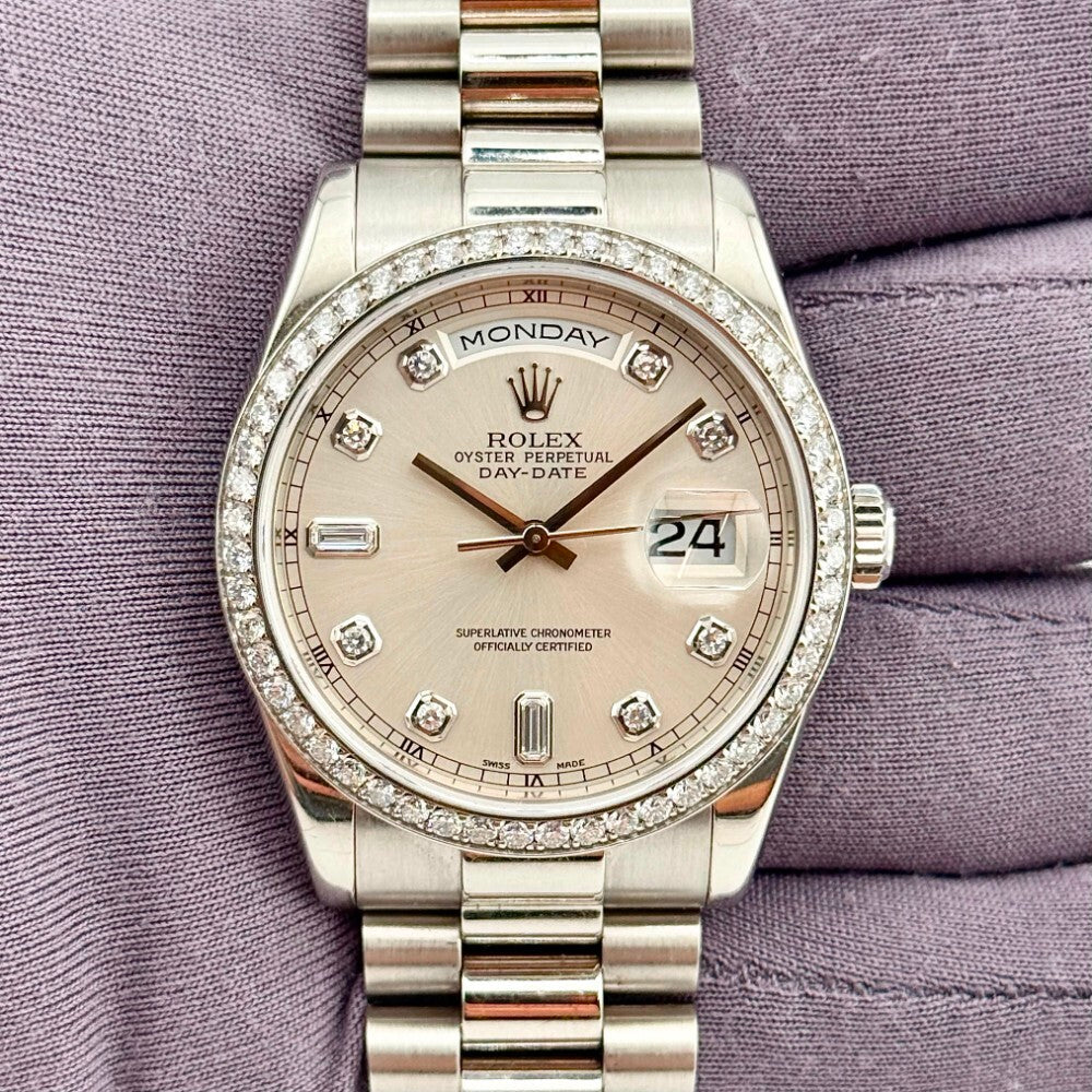 Rolex Day-Date 36Mm 118346 Platinum