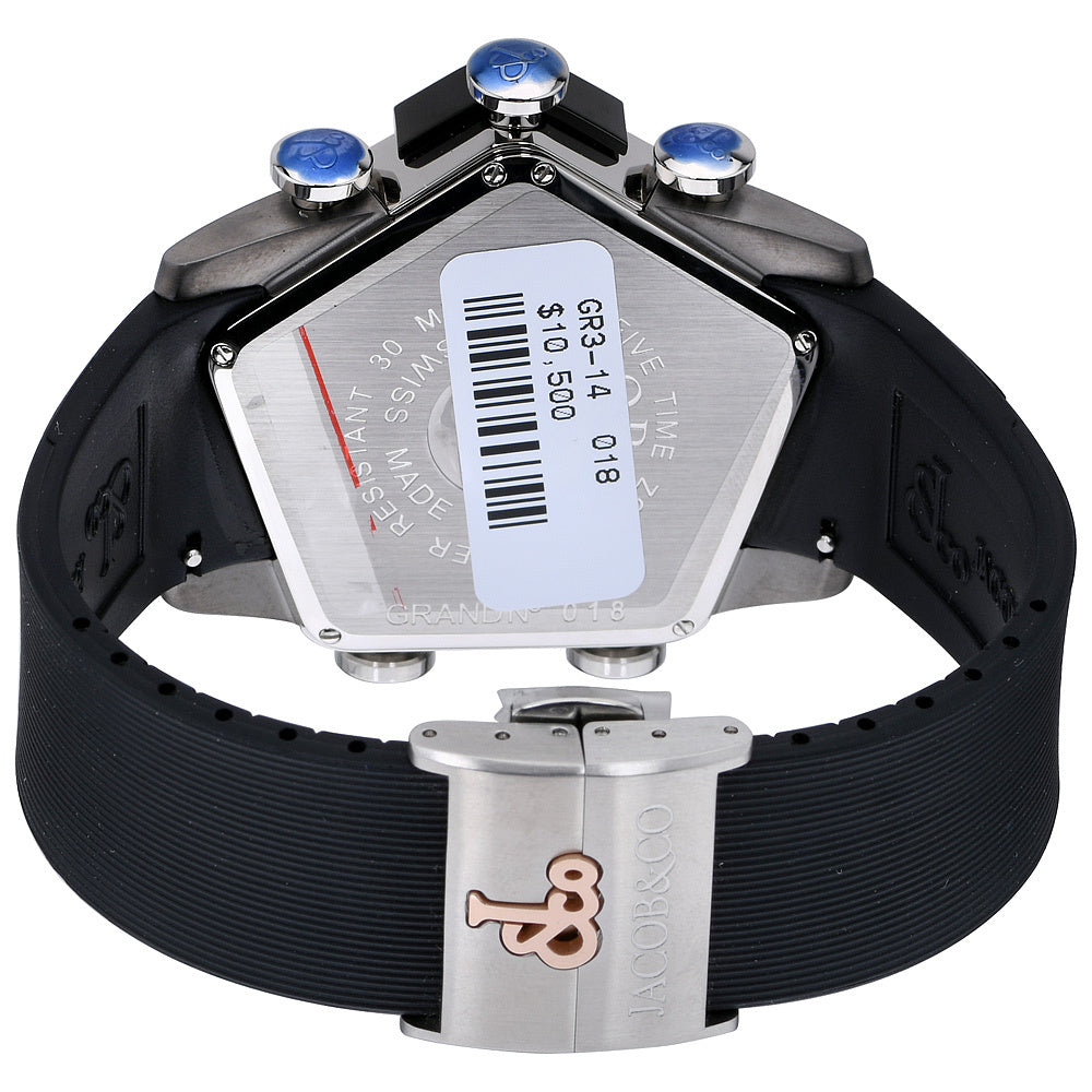 Mens Jacob & Co. Grand Five Time Zone Quartz Watch