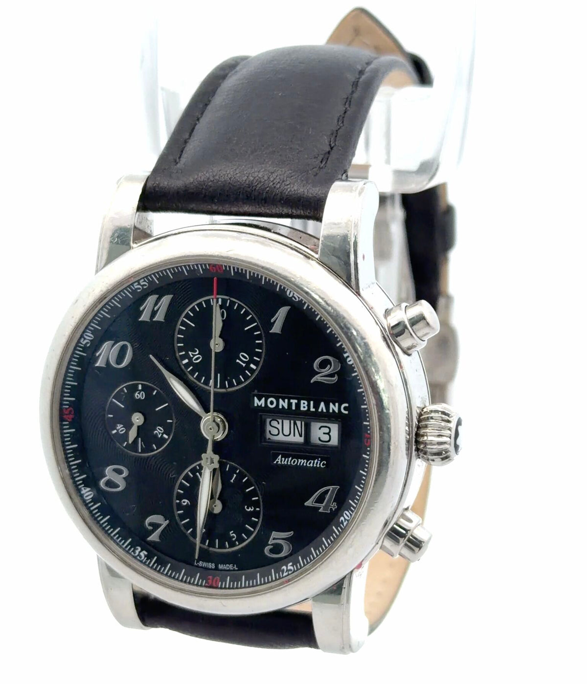 Mens Montblanc Meisterstuck Chronograph Day-Date Automatic Watch