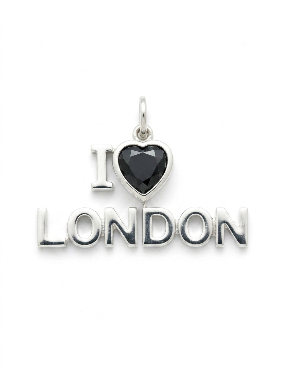 "I Hate London" Stacked Pendant Necklace