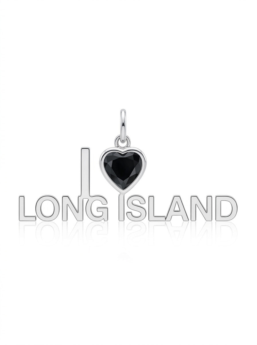 "I Hate Long Island" Stacked Pendant Necklace