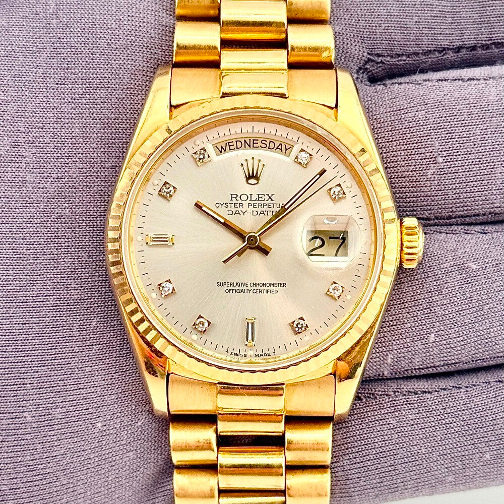Rolex Day-Date 36Mm 18038 Yellow Gold