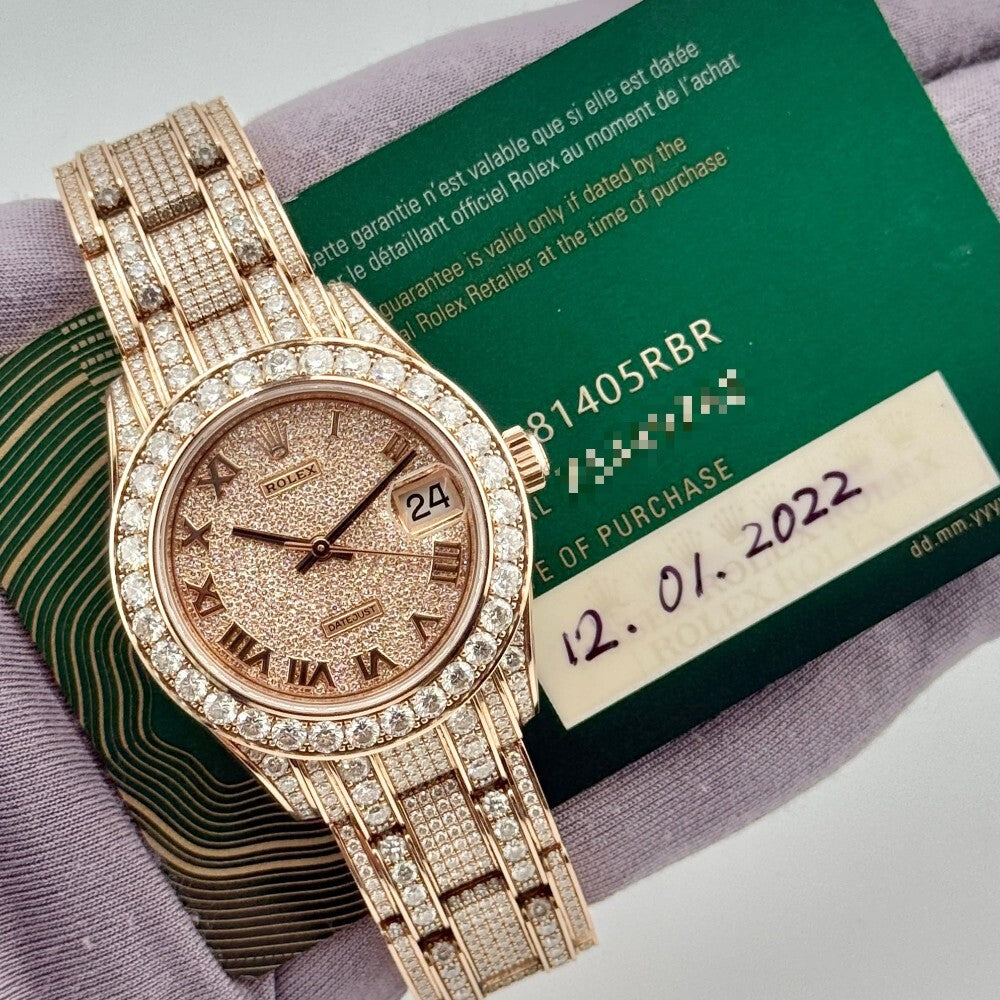 Rolex Masterpiece 34Mm 81405Rbr Rose Gold
