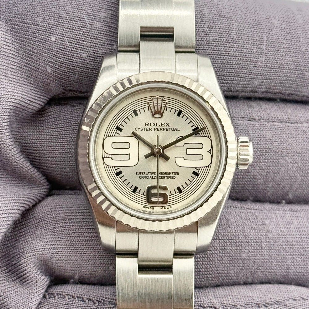 Rolex Oyster Perpetual 26Mm 176234 Steel And White Gold