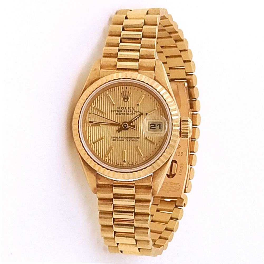 Rolex Datejust Lady President Yellow Gold