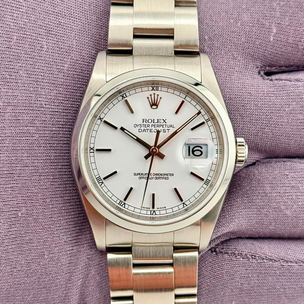 Rolex Datejust 36Mm 16200 Stainless Steel