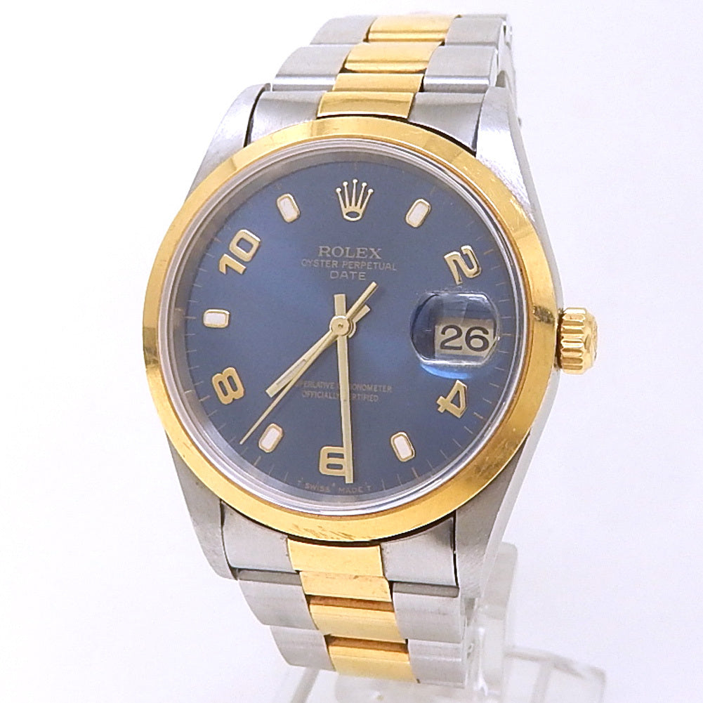 Rolex Oyster Perpetual Date Stainless Steel & Yellow Gold