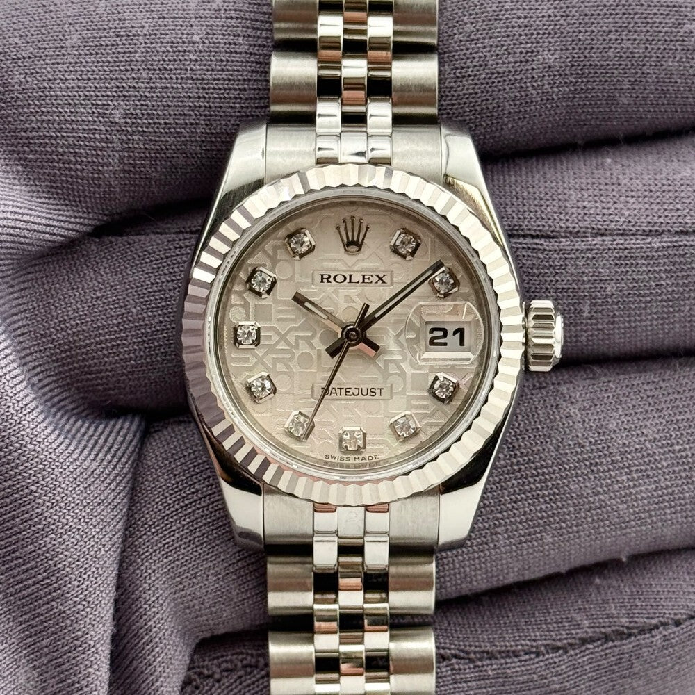 Rolex Datejust Lady 26Mm 179174 Steel And White Gold