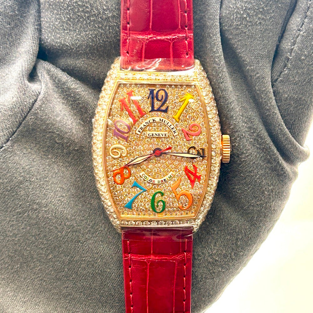 Franck Muller Cintree Curvex Color Dreams 5850 Sc Col Drm D Cd Rose Gold