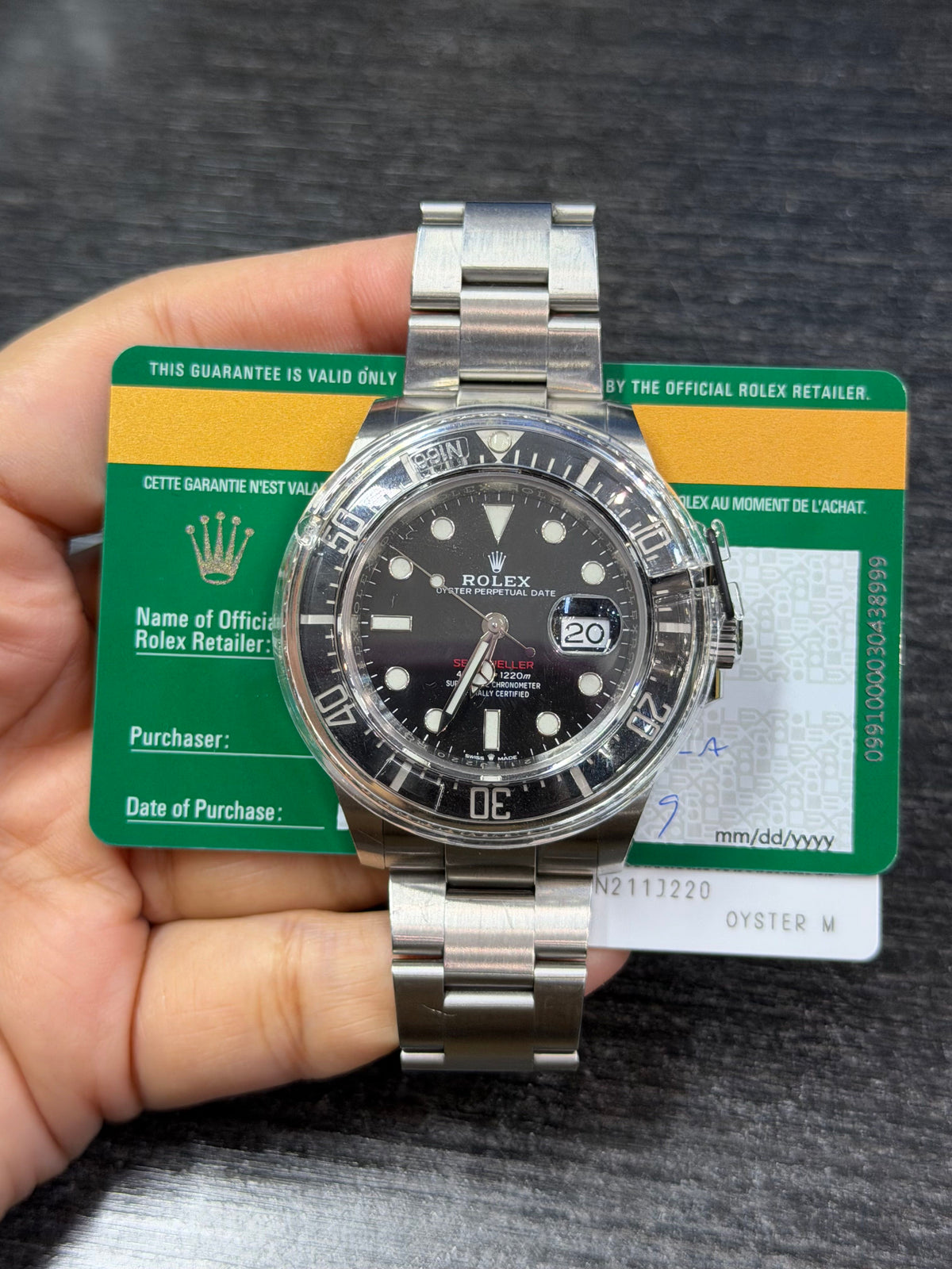 Rolex Sea-Dweller 43 Stainless Steel Watch