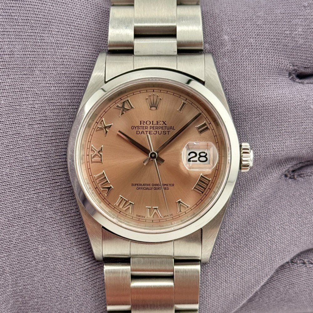 Rolex Datejust 36Mm 16200 Stainless Steel