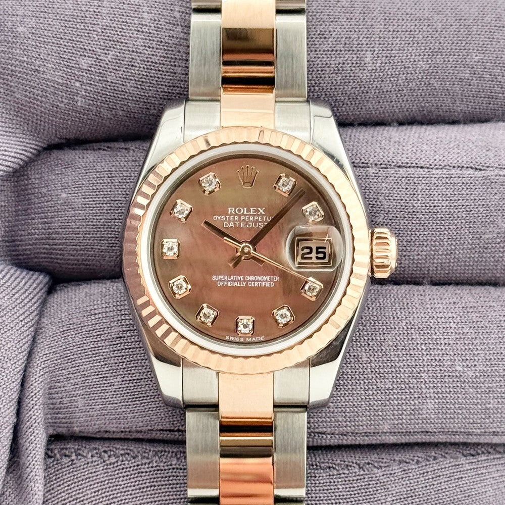 Rolex Datejust Lady 26Mm 179171 Steel And Rose Gold