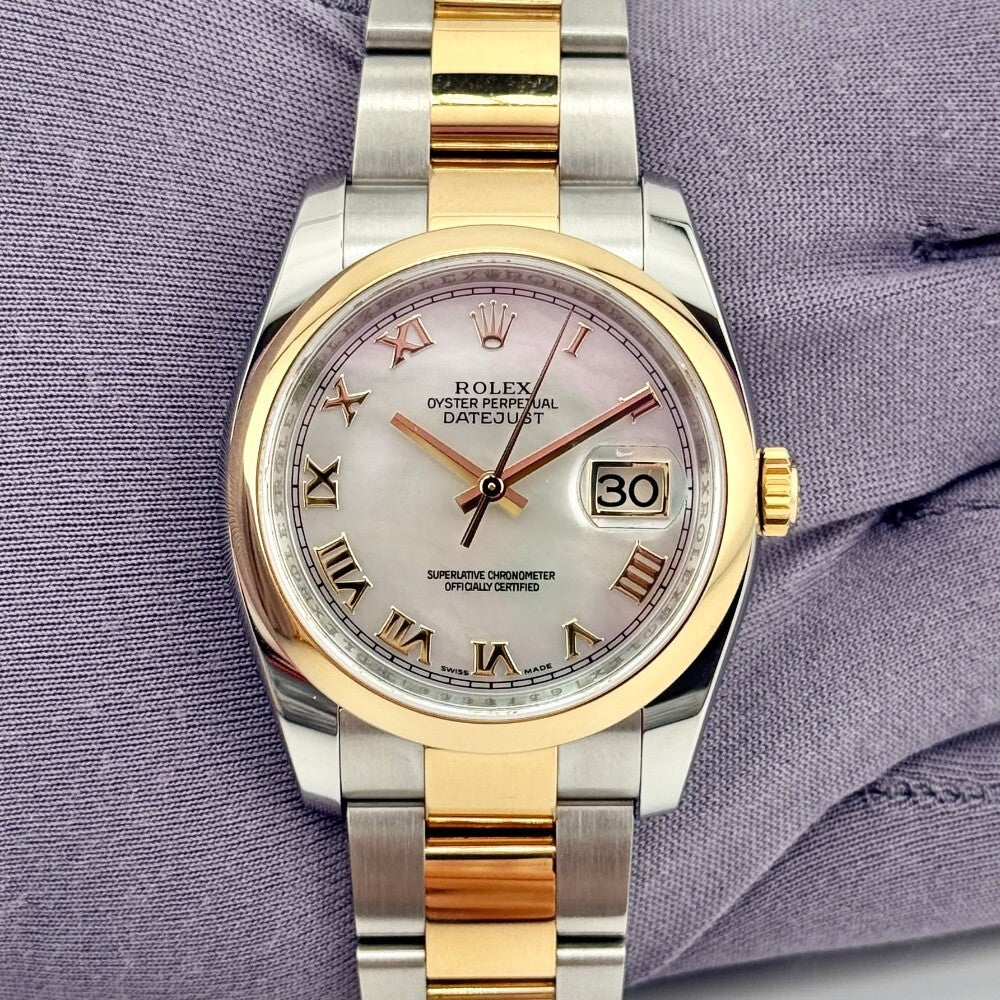 Rolex Datejust 36Mm 116203 Steel And Yellow Gold