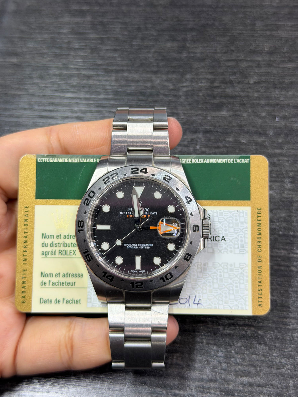 Rolex Explorer Ii Stainless Steel Watch