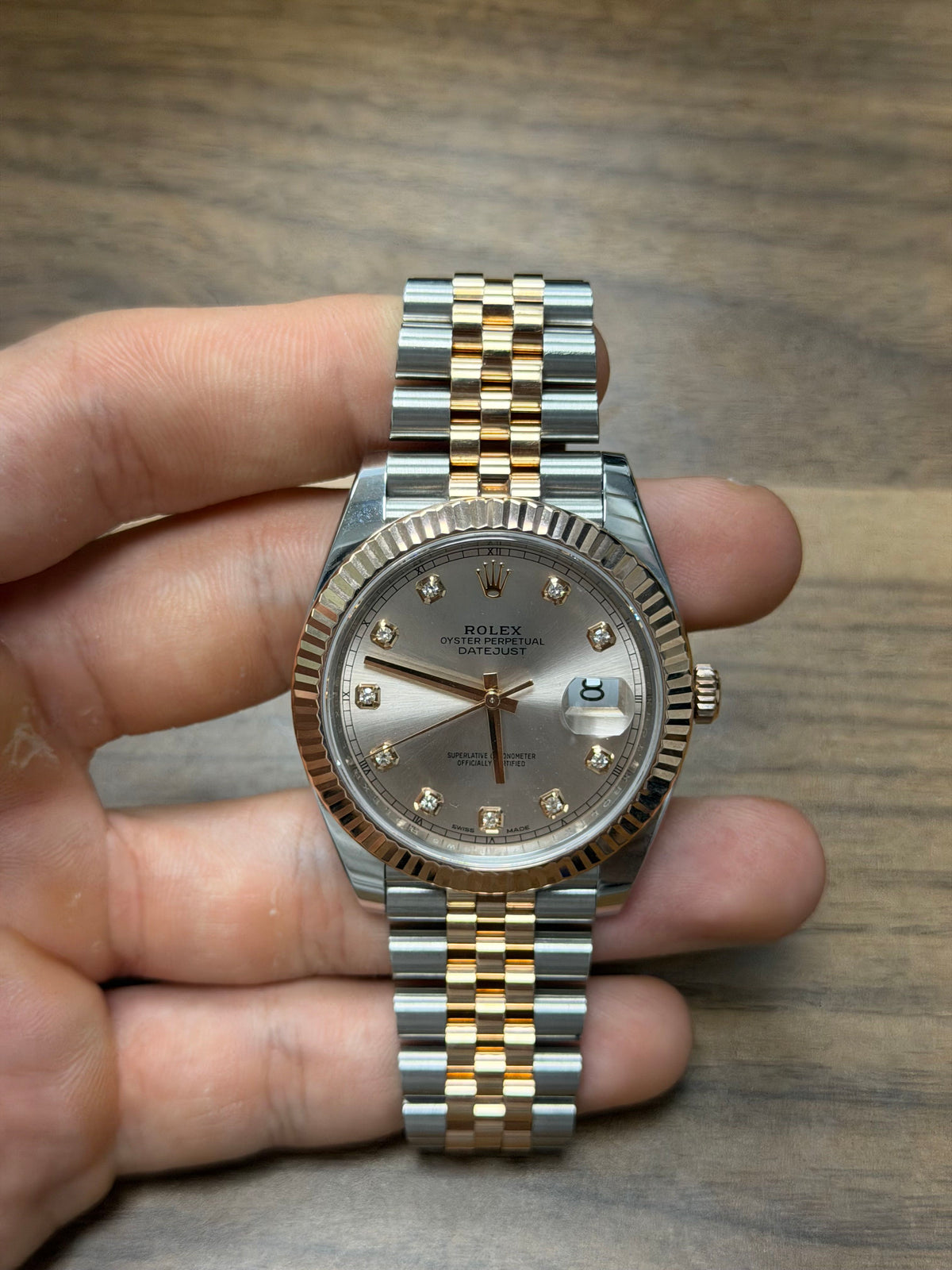 Rolex Datejust 41 Stainless Steel & Rose Gold Watch