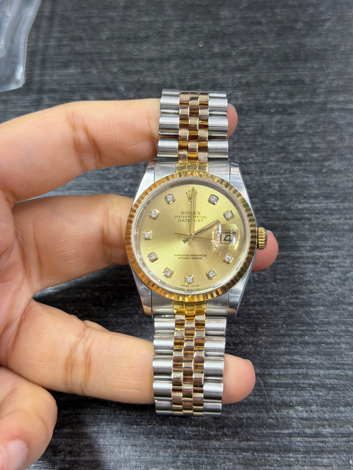 Rolex Datejust 36 Stainless Steel & Yellow Gold Watch