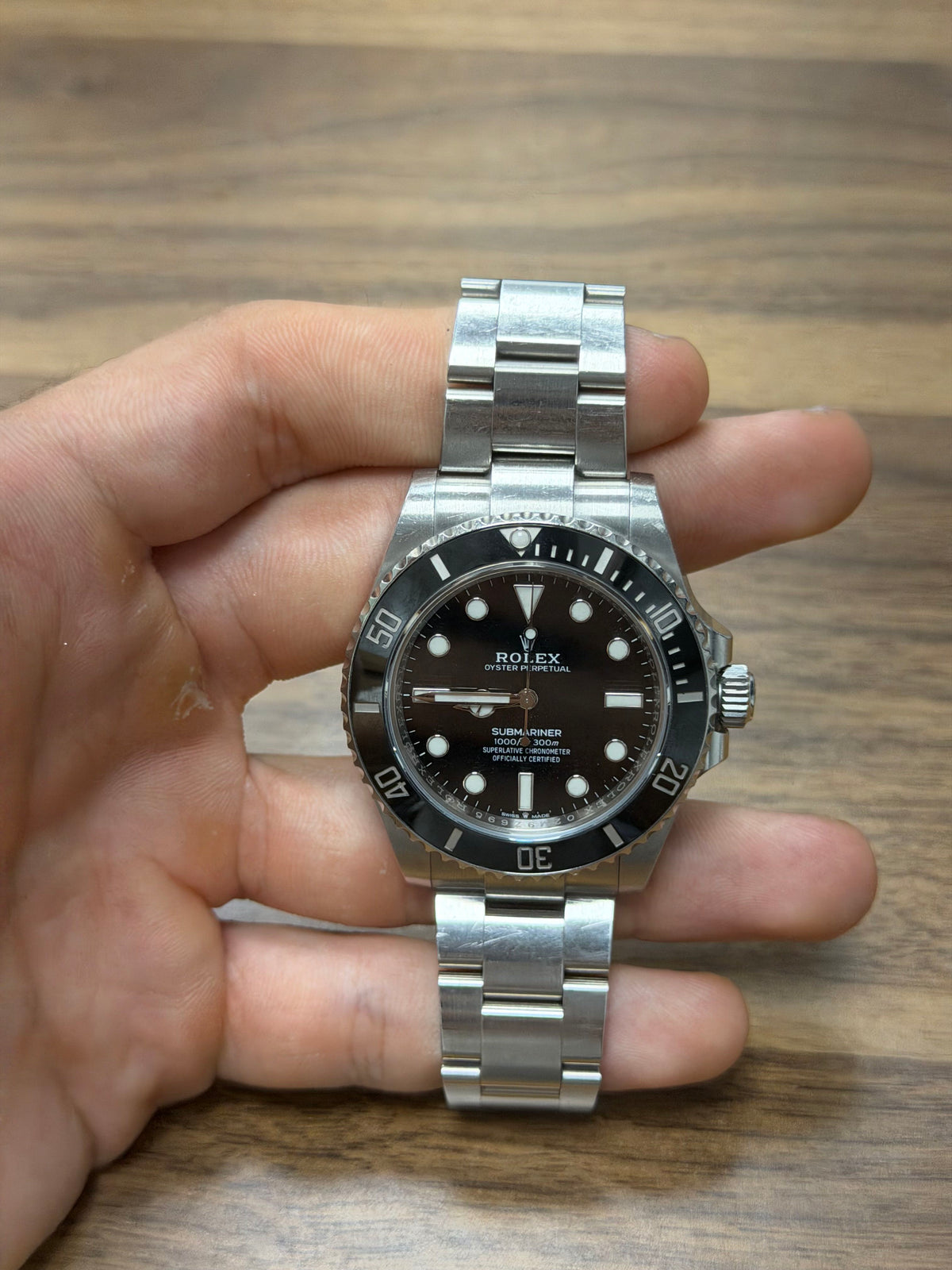 Rolex Submariner No-Date Stainless Steel Watch