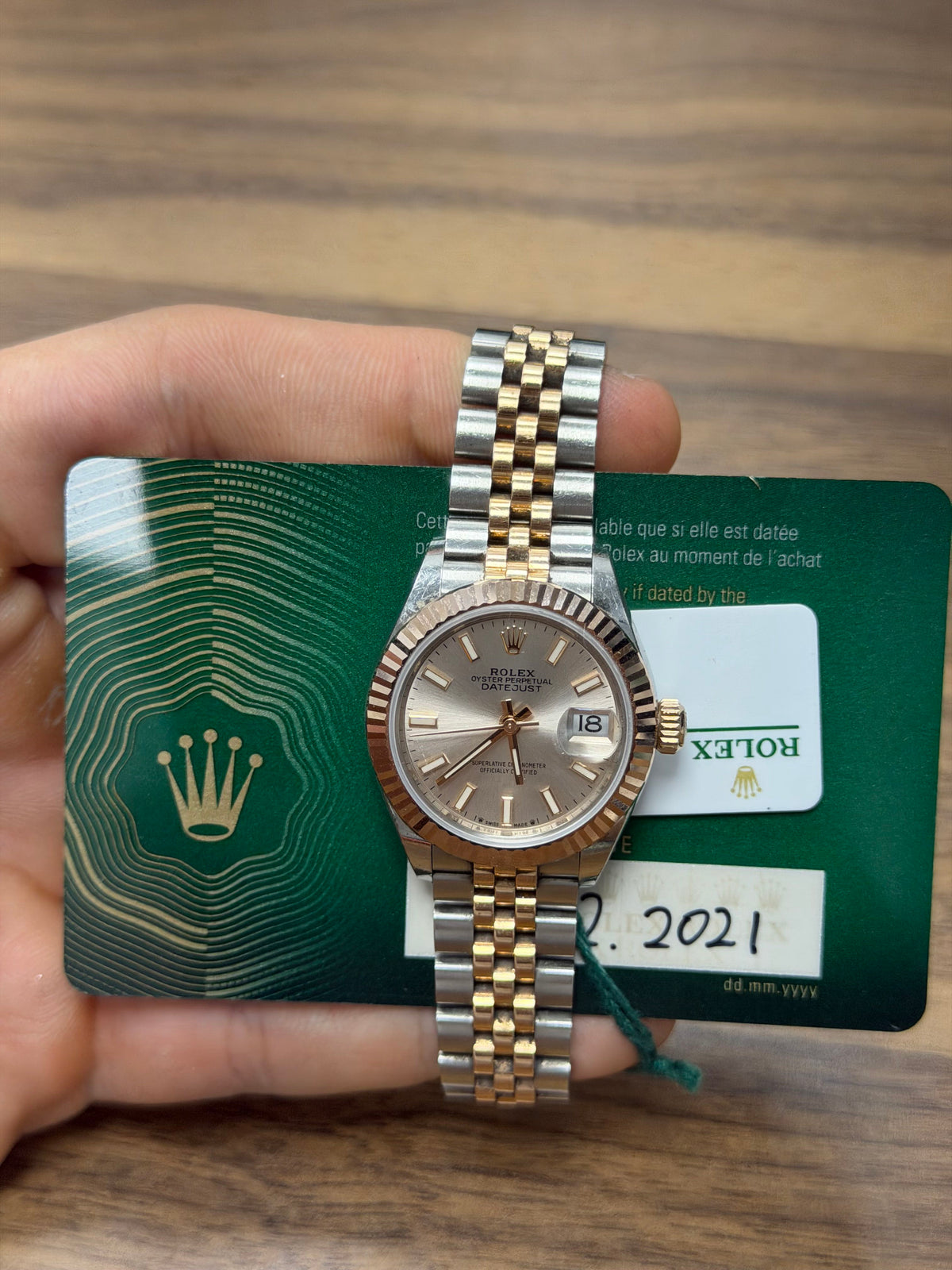 Rolex Datejust Lady Stainless Steel & Rose Gold Watch