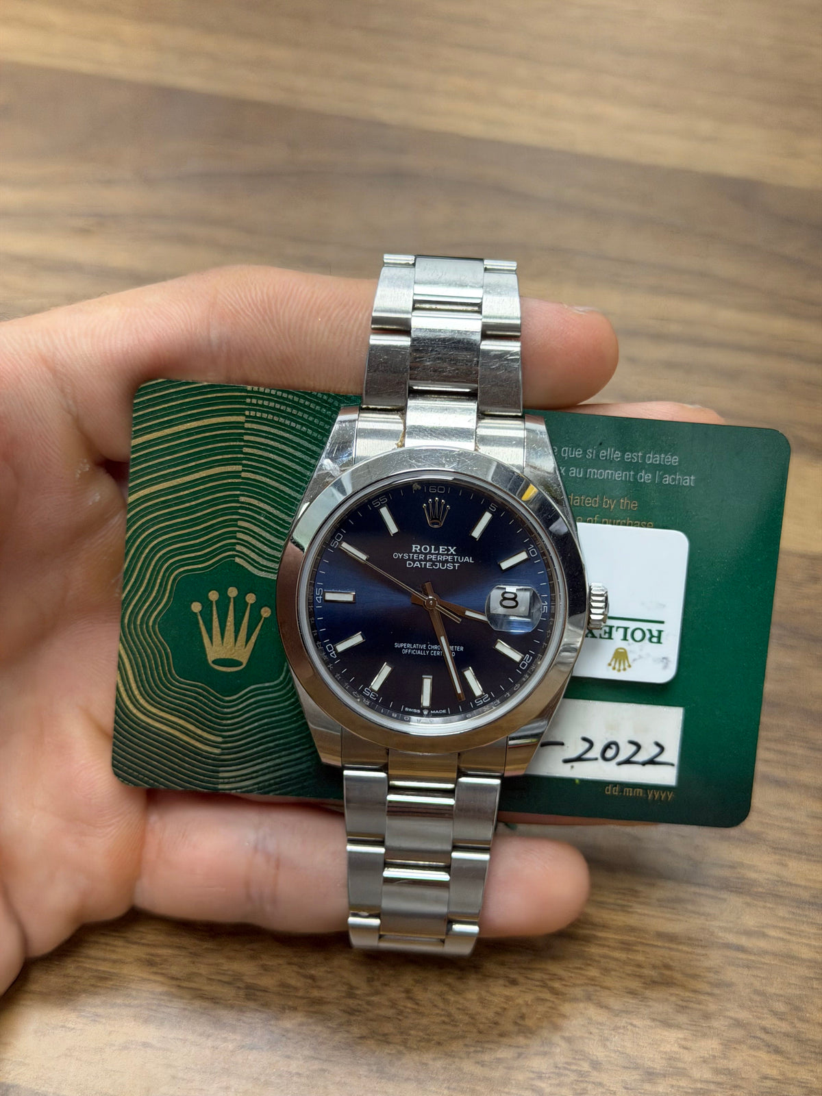 Rolex Datejust 41 Stainless Steel Watch