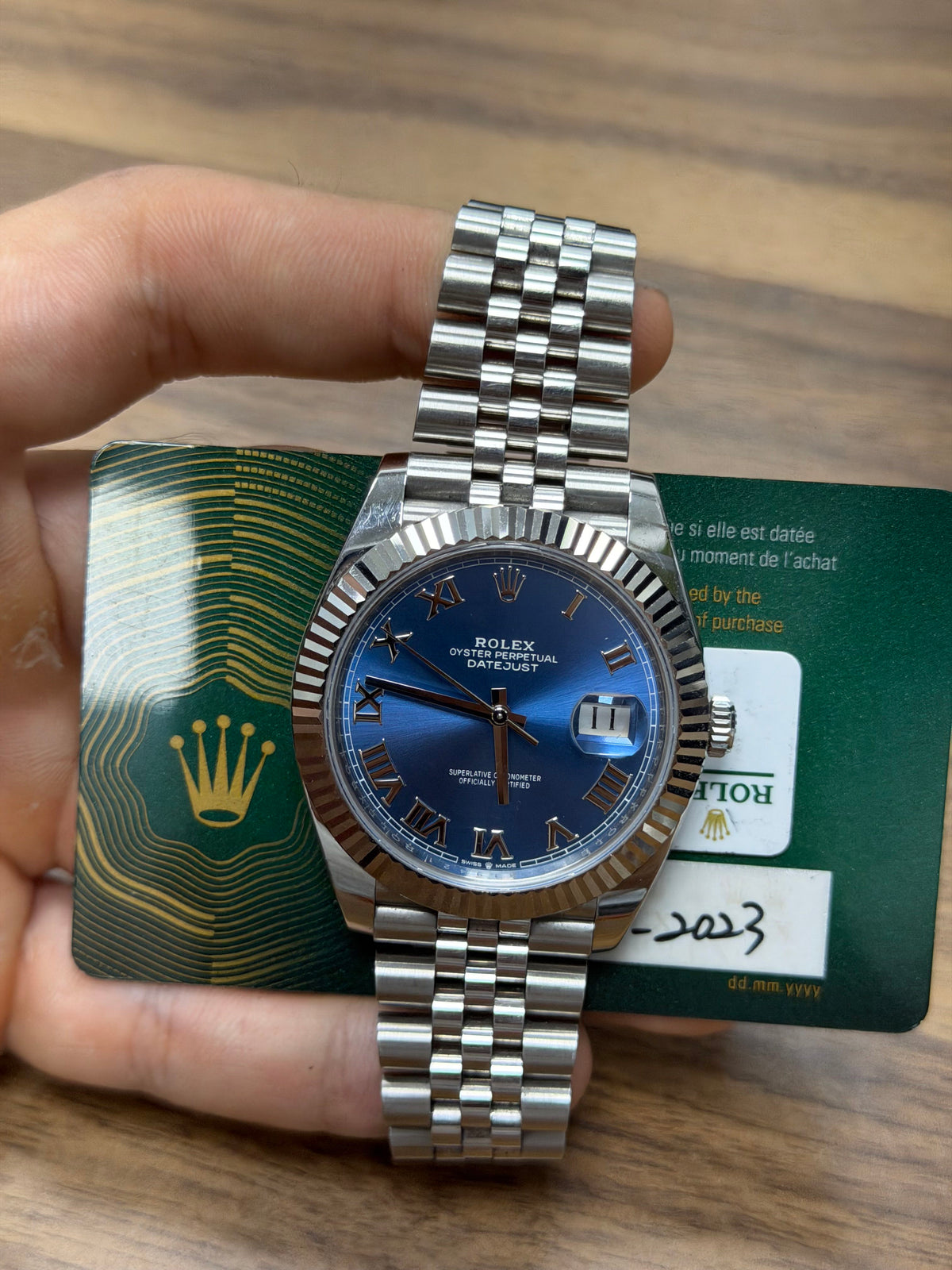 Rolex Datejust 41 Stainless Steel & White Gold Watch