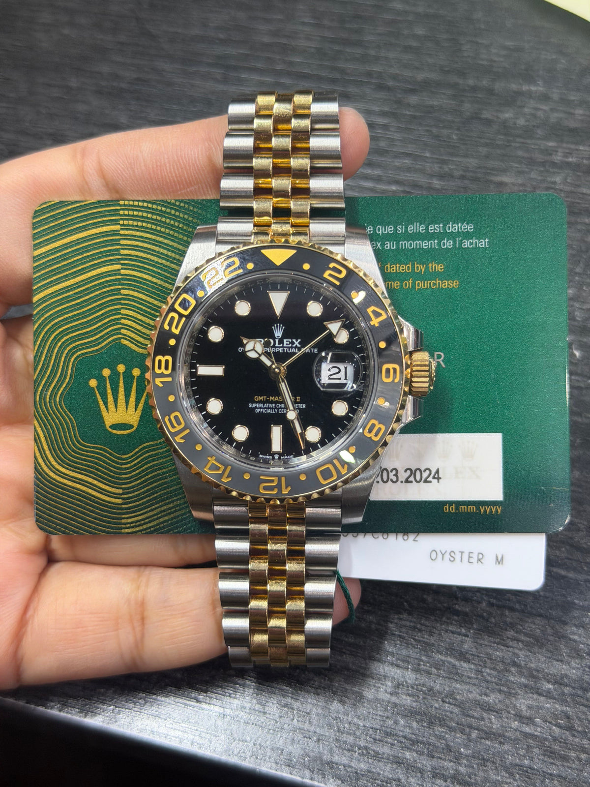 Rolex Gmt-Master Ii Oystersteel & Yellow Gold Watch