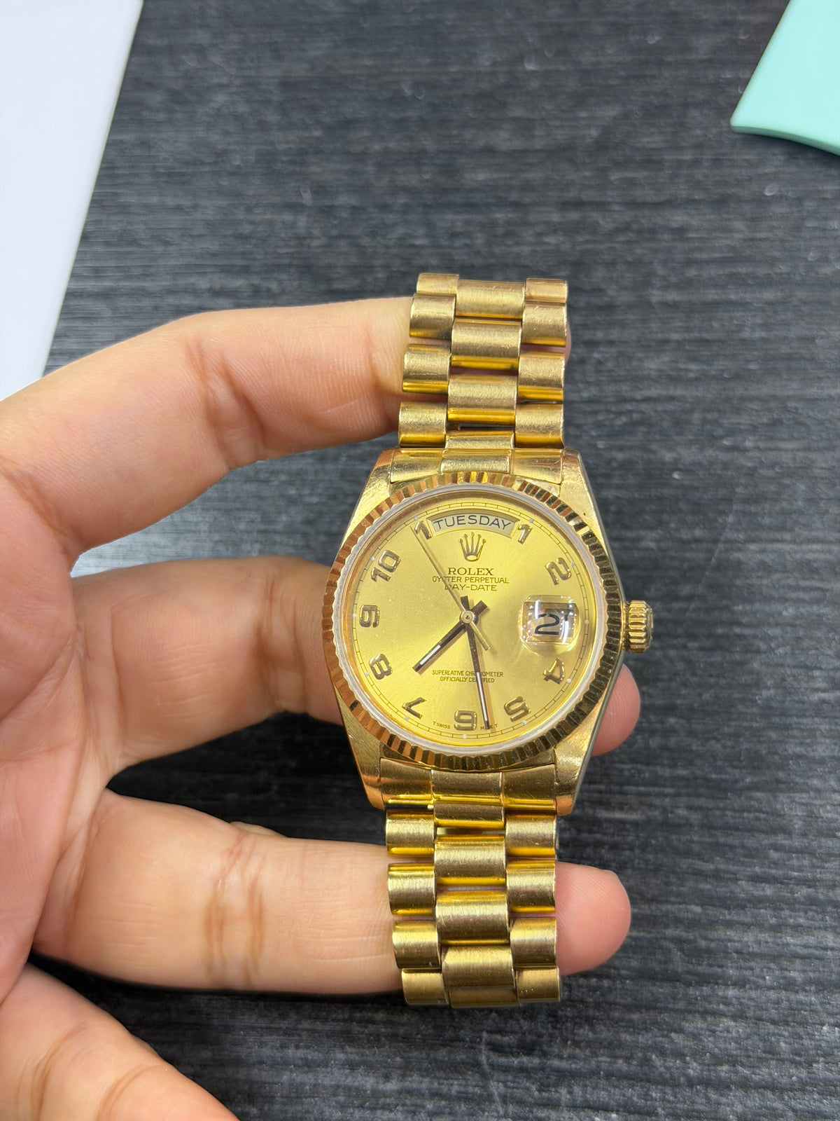 Rolex Day Date 36 Yellow Gold Watch
