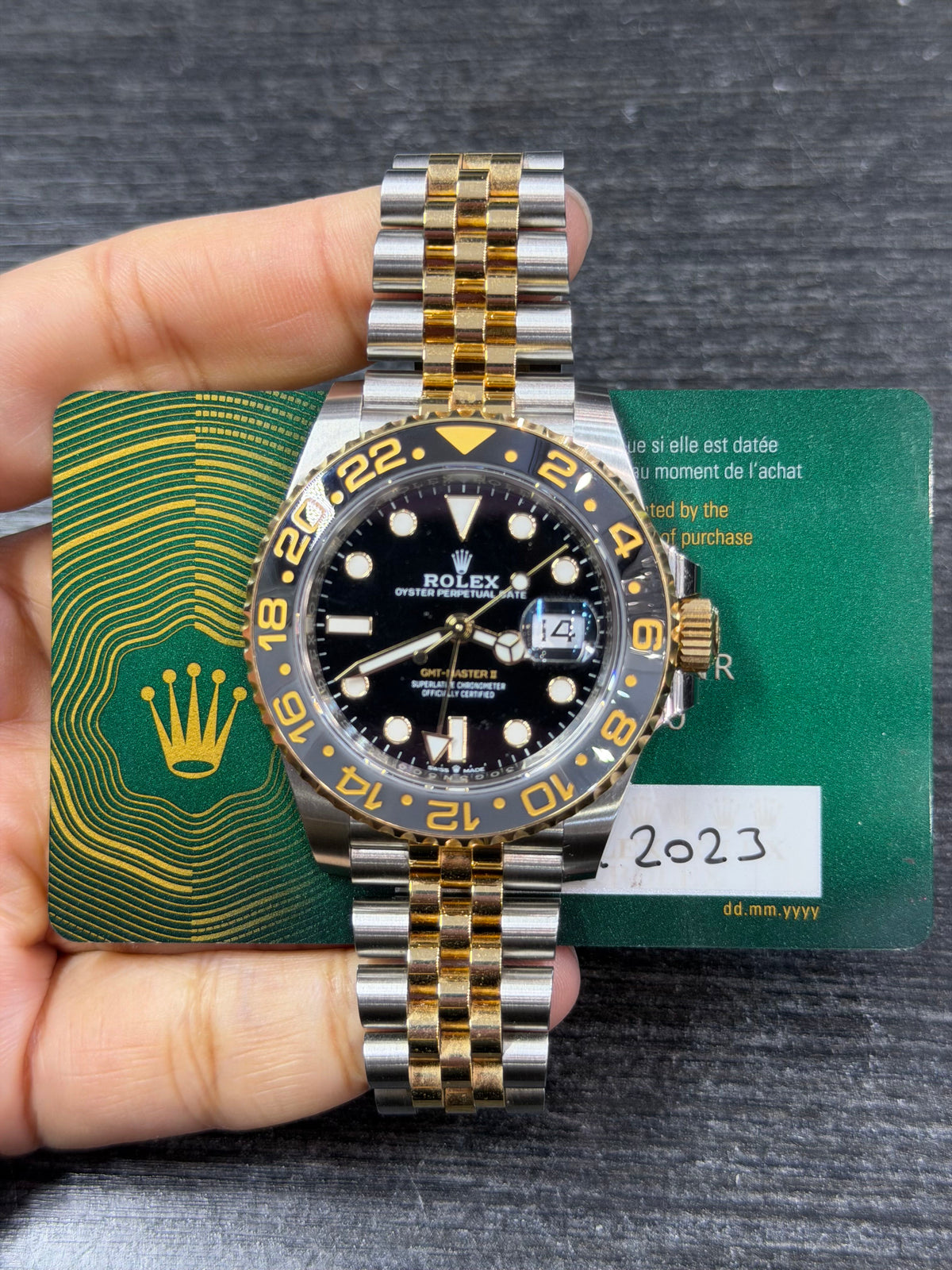 Rolex Gmt-Master Ii Oystersteel & Yellow Gold Watch