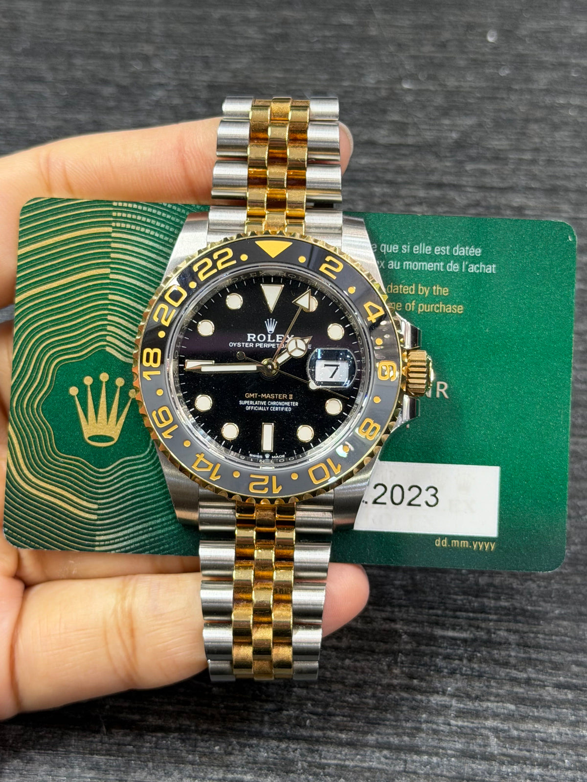 Rolex Gmt-Master Ii Oystersteel & Yellow Gold Watch