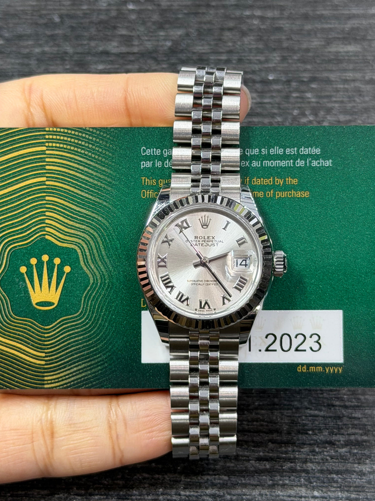 Rolex Datejust Lady Stainless Steel & White Gold Watch