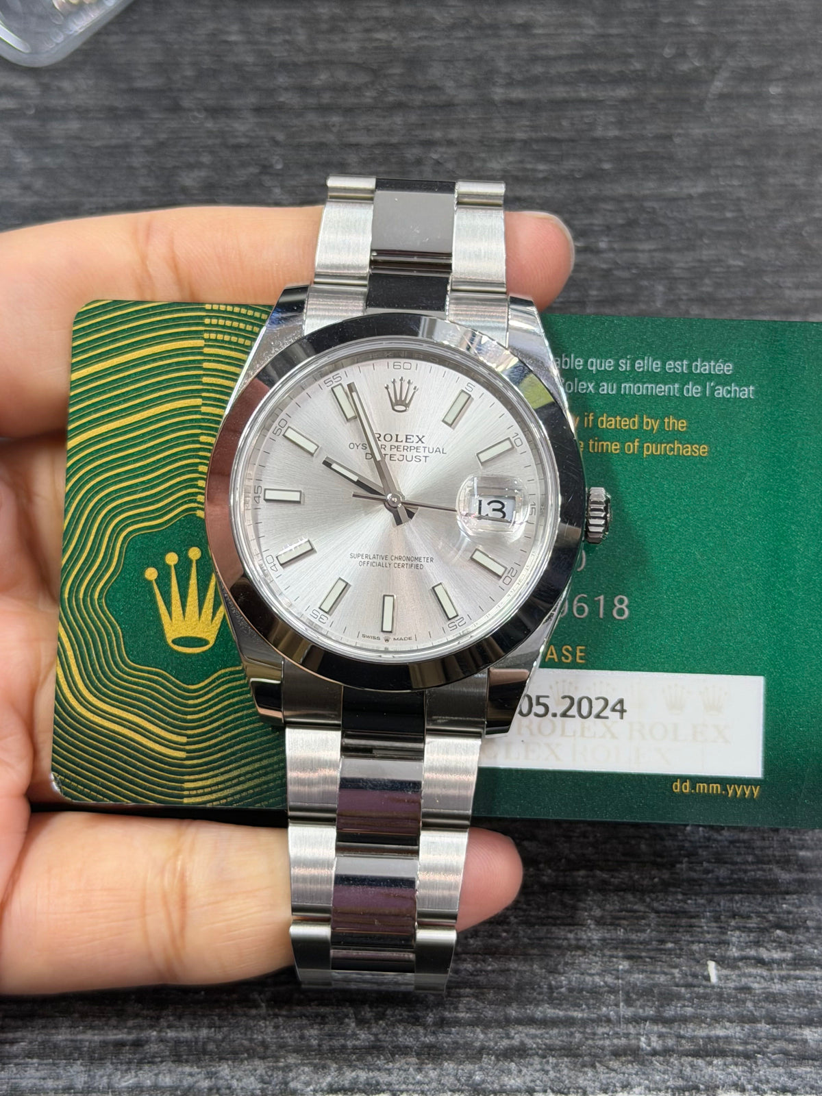 Rolex Datejust 41 Stainless Steel Watch
