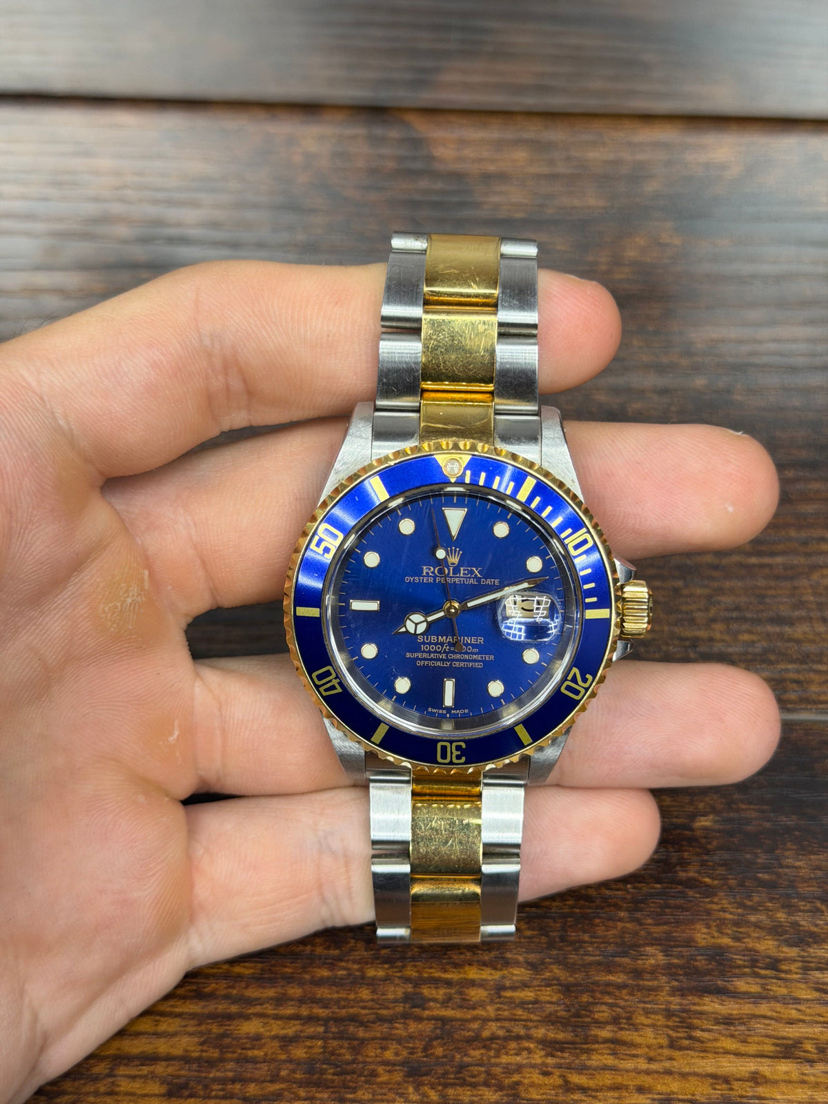 Rolex Submariner Stainless Steel & Yellow Gold Watch