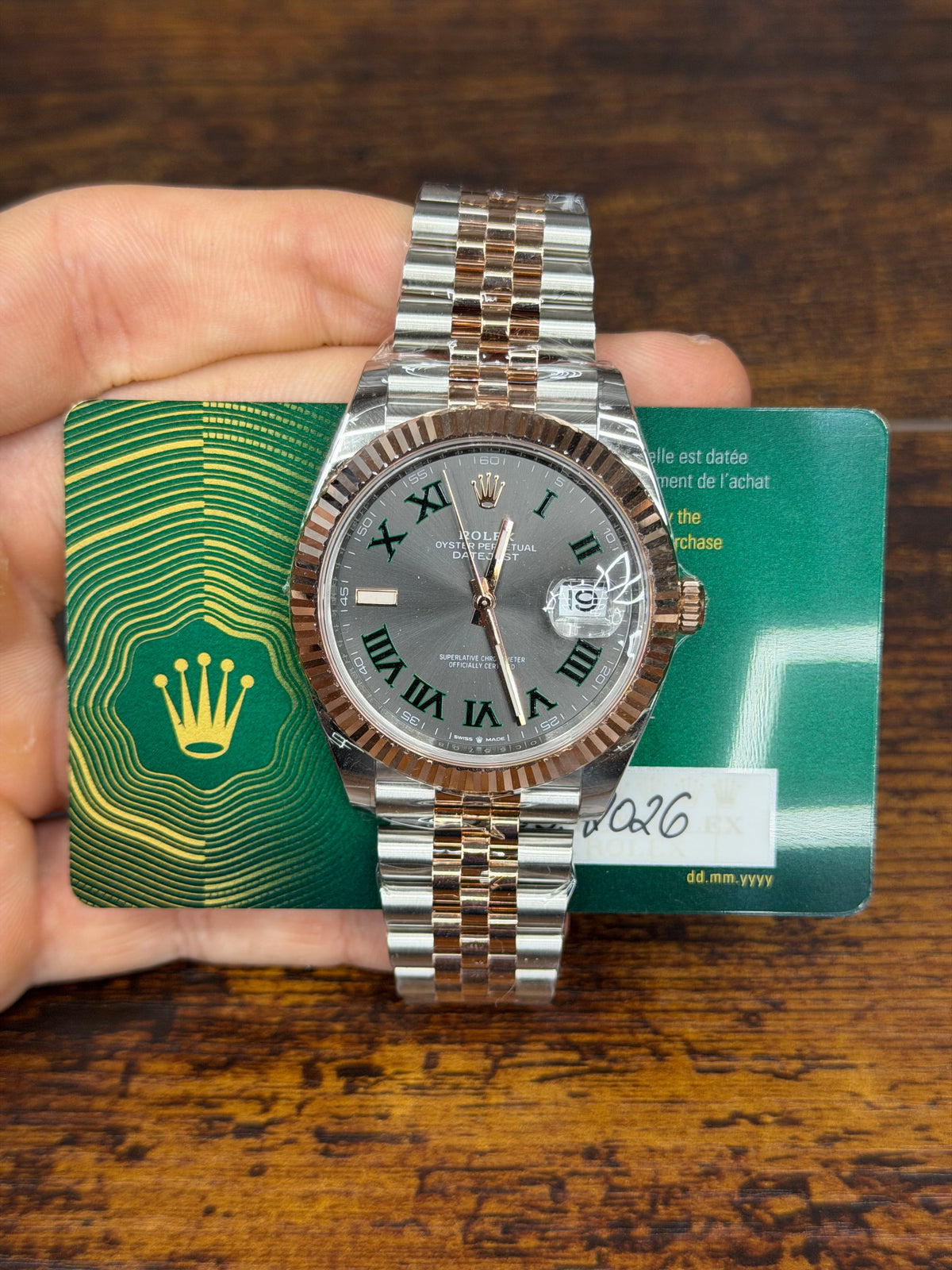 Rolex Datejust 41 Stainless Steel & Rose Gold Watch