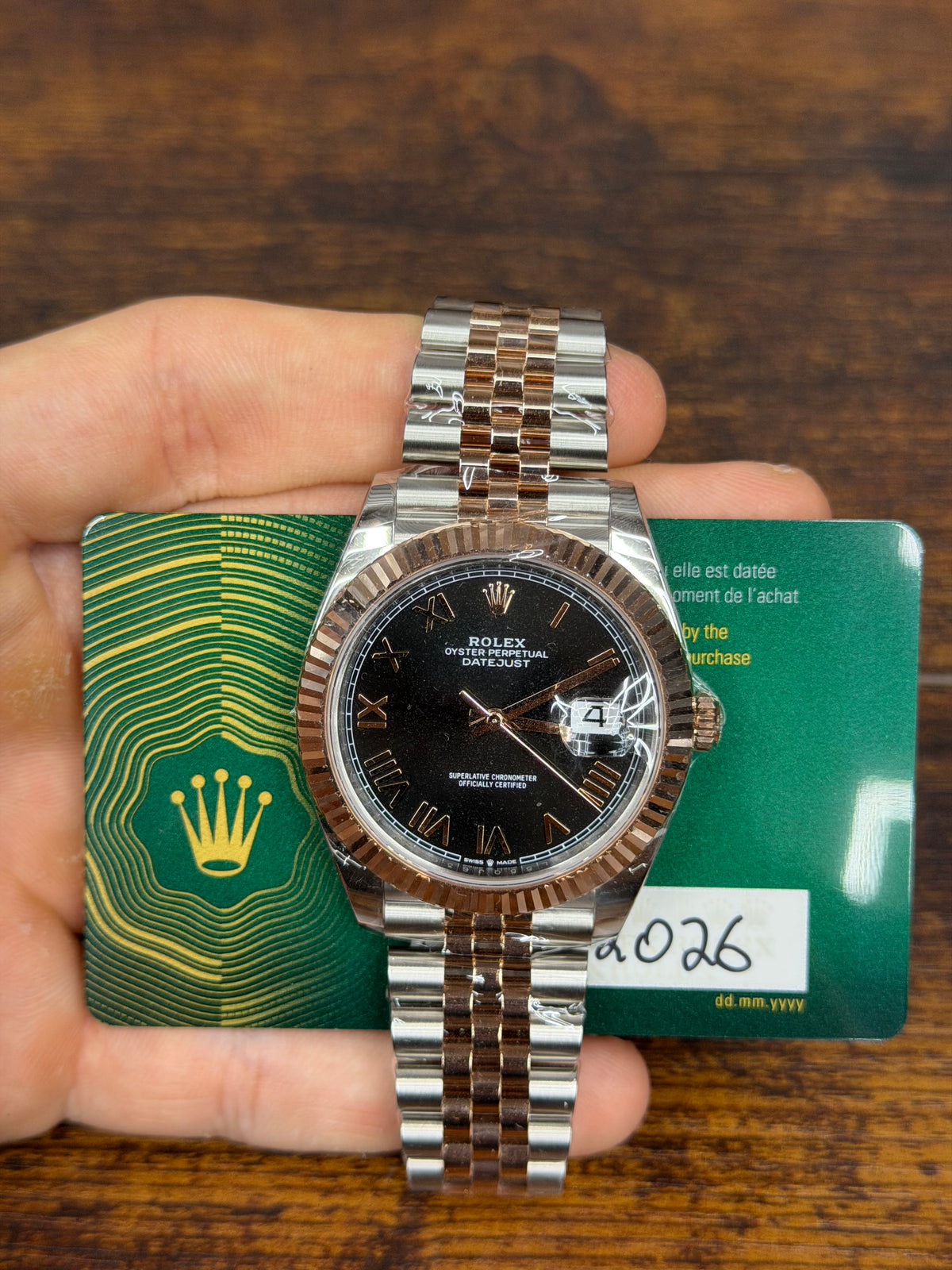 Rolex Datejust 41 Stainless Steel & Rose Gold Watch
