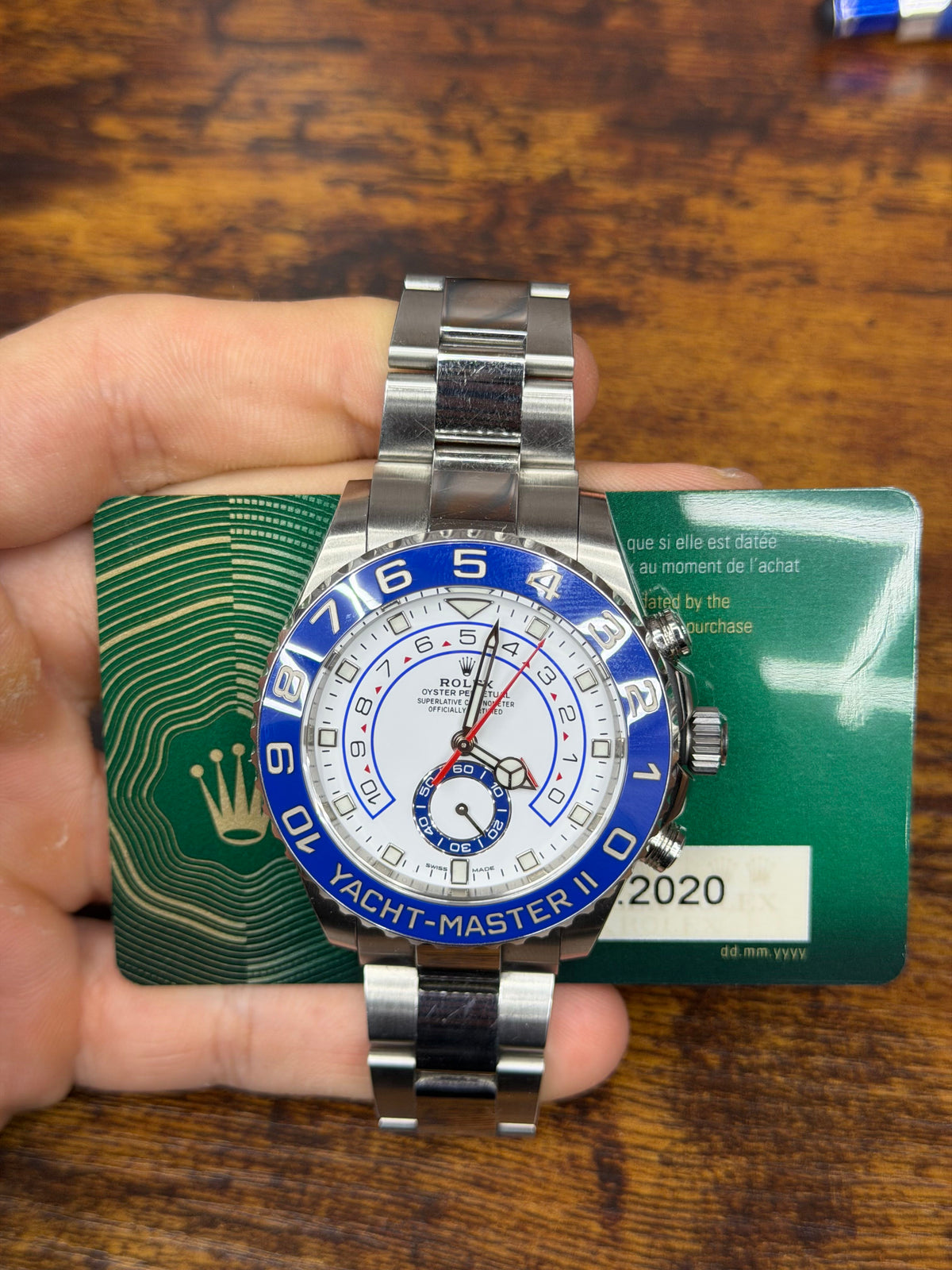 Rolex Yacht-Master Ii Stainless Steel Watch